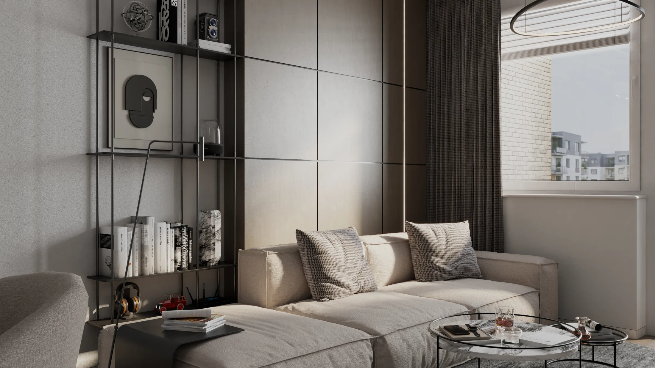 Living room after the renovation