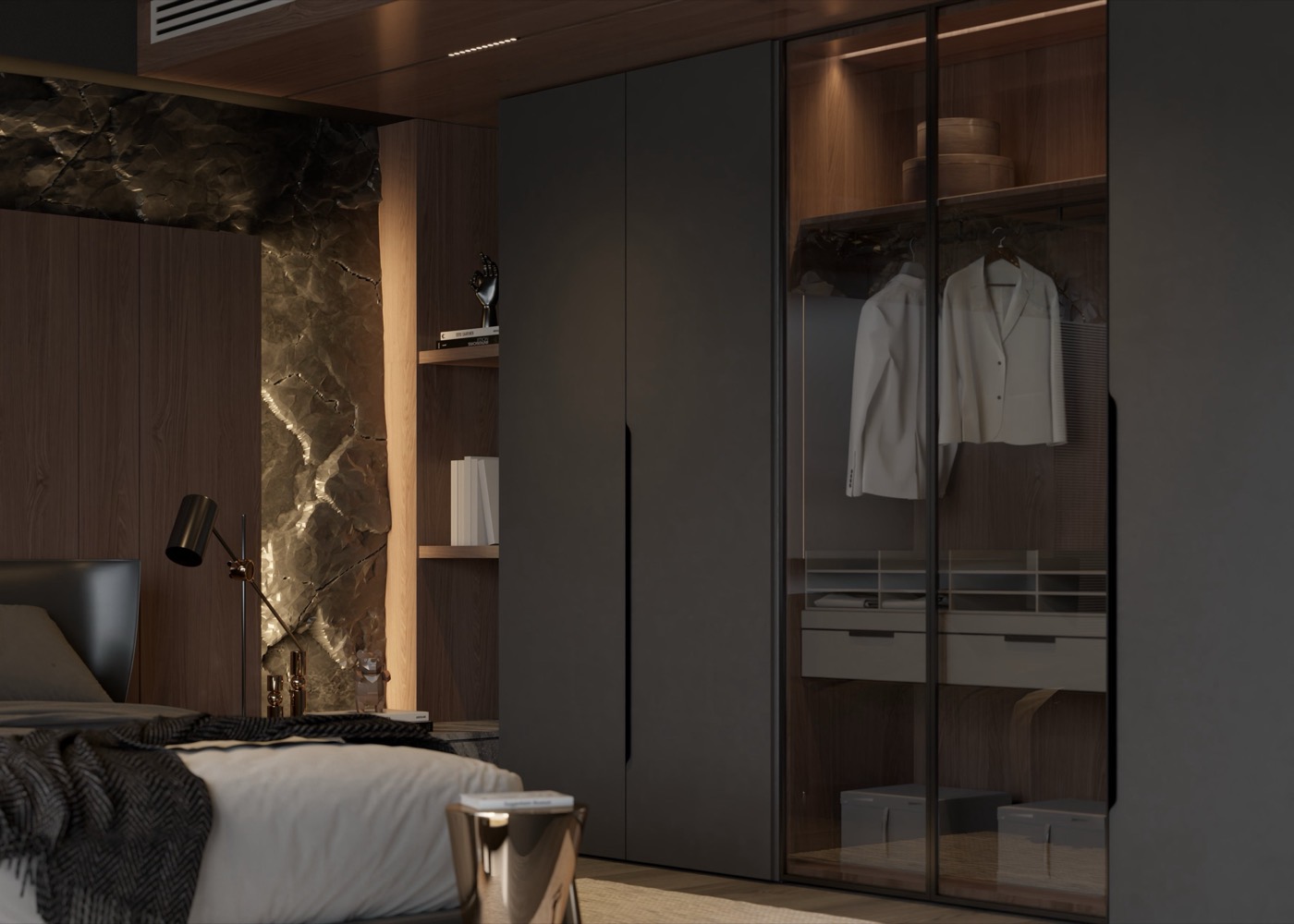 Detail of the project Designer bedroom