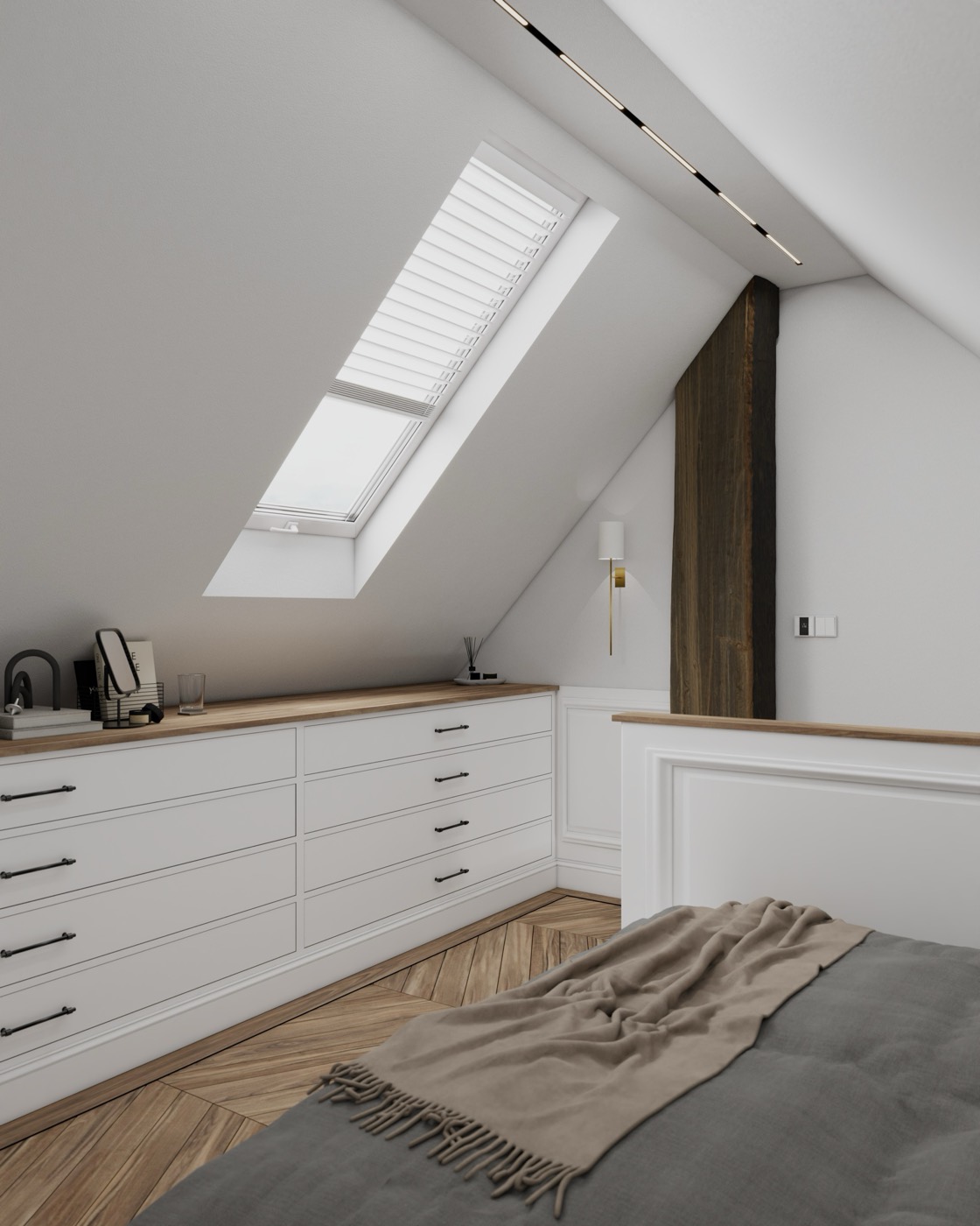 Detail of the project Attic apartment