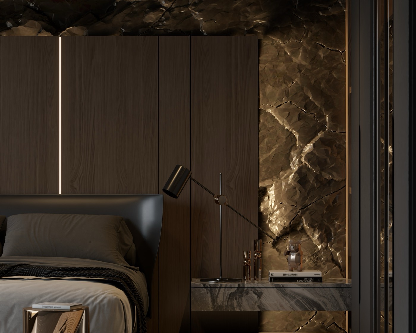 View into the project Designer bedroom