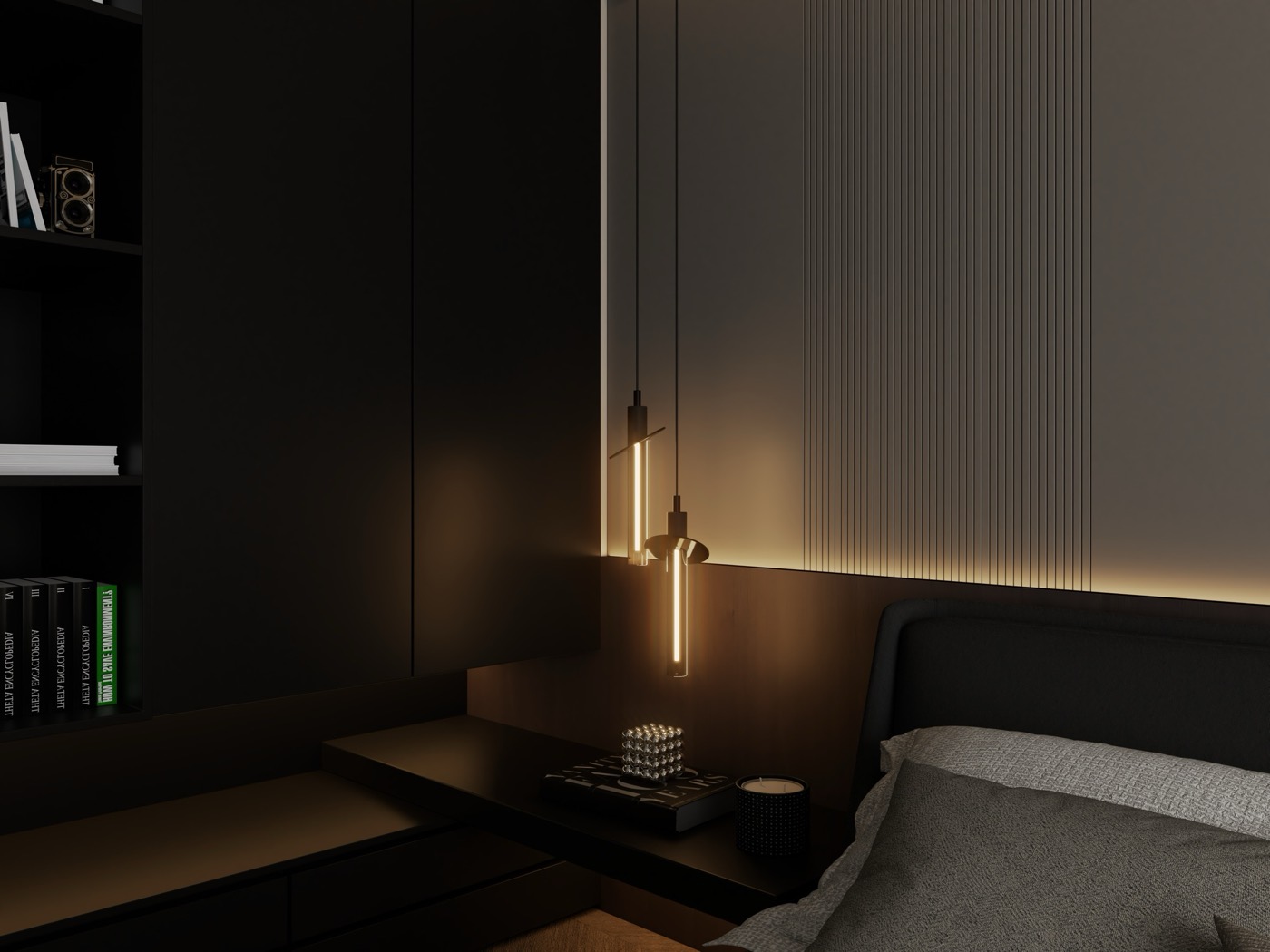 View into the project Hotel room
