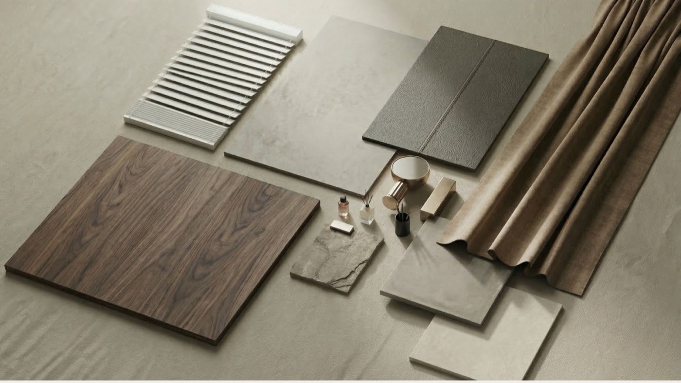 Light wood and linen