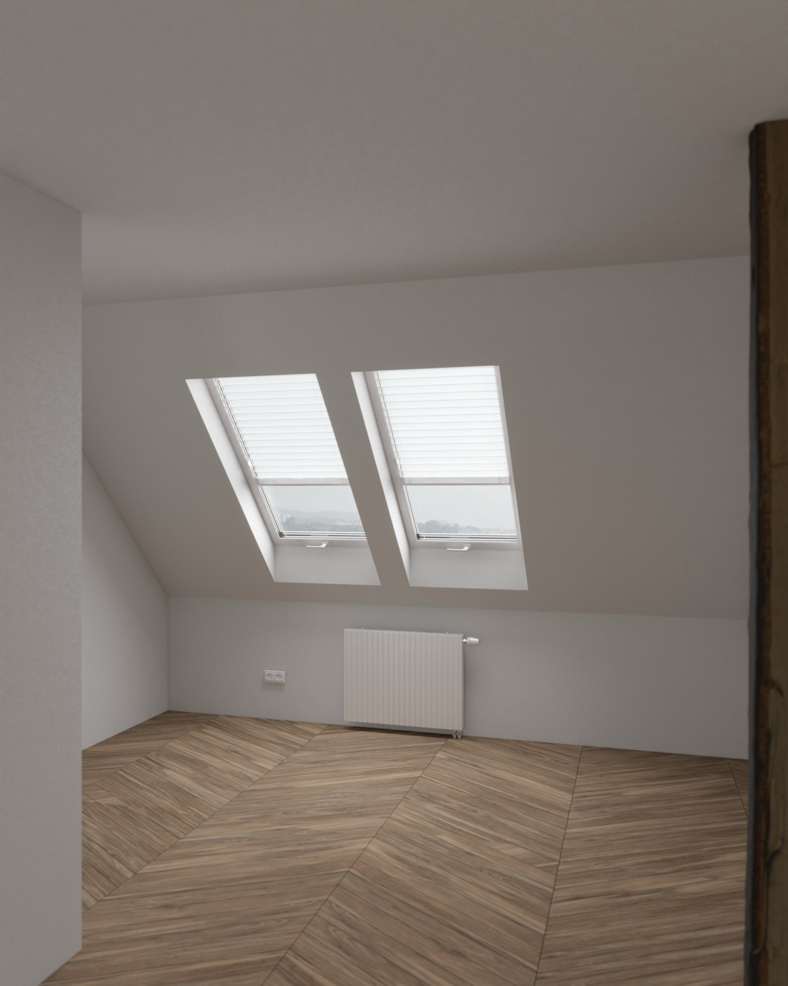 Before: Attic apartment